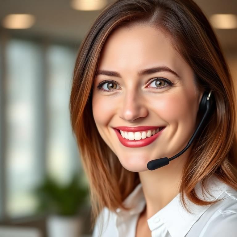 Nóra – kedves magyar női AI recepciós headsettel